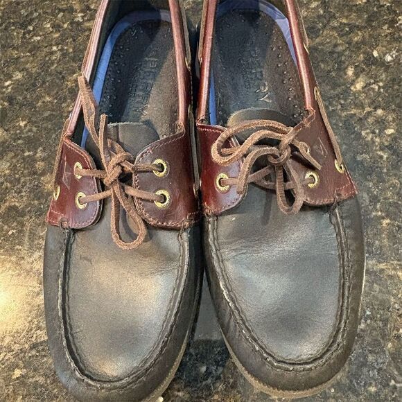 Sperry Other - Sperry Men's 2-Eye Boat Shoes Multicolor Size 9.5 Casual Leather